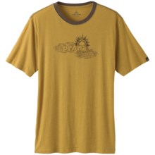 prAna Sun Heathered T-Shirt - Short Sleeve (For Men) in Dijon - Closeouts