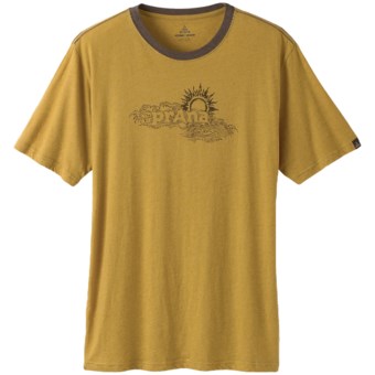 prAna Sun Heathered T-Shirt - Short Sleeve (For Men) in Dijon
