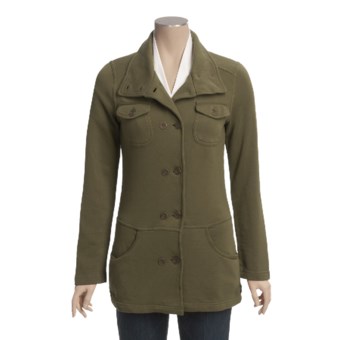 prAna Tori Military Jacket - Fleece (For Women) in Ivy