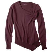 prAna Ziggy Sweater - Organic Cotton-Wool (For Women) in Port - Closeouts
