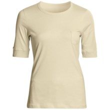 prAna Zoe Shirt - Organic Cotton, Elbow Sleeve (For Women) in Pale Yellow - Closeouts