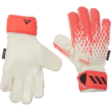 Adidas Predator20 Match Fingersave(R) Goalkeeper Gloves (For Kids) - WHITE (5 )