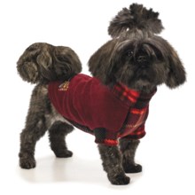 Premier Pet Fido Fleece Dog Sweater - Size 12 in Macdawg Plaid - Closeouts