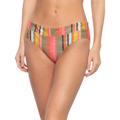 prAna Presolana Bikini Bottoms - UPF 50+ (For Women) - CACTI SOLEIL STRIPE (XS )