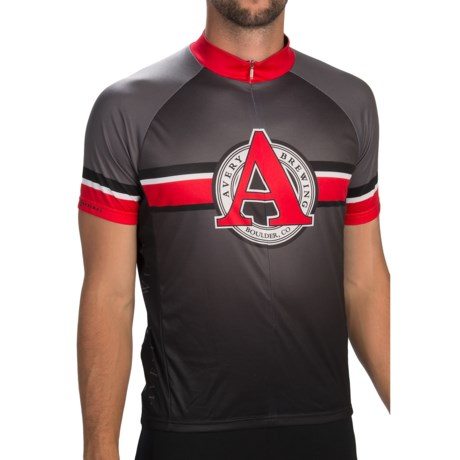 Primal Wear Avery Brewing Cycling Jersey Zip Neck, Short Sleeve (For Men)