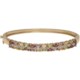 Prime Art 18K Gold Over Sterling Silver Bangle Bracelet