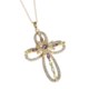 Prime Art Cross Pendant Necklace - 18K Gold-Plated Sterling Silver