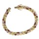 Prime Art Gemstone Bracelet - 18K Gold-Plated Sterling Silver