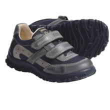Primigi Charan Shoes - Leather-Mesh (For Toddler Boys) in Blue - Closeouts