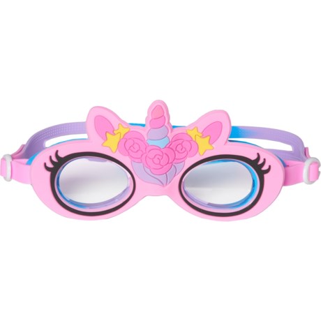 Aqua2ude Princess Unicorn Swim Goggles (For Kids) - PINK ( )