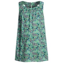 Print Tank Top - Sleeveless (For Girls) in Mint - Closeouts