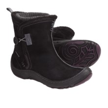 Privo by Clarks Hayseed Ankle Boots - Waterproof Suede (For Women) in Black - Closeouts