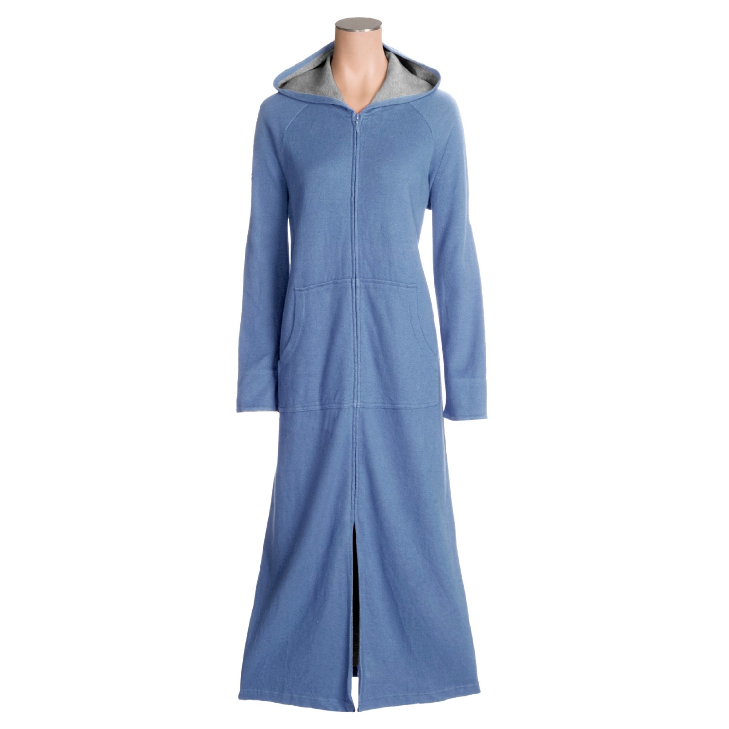 Cotton hooded bathrobes