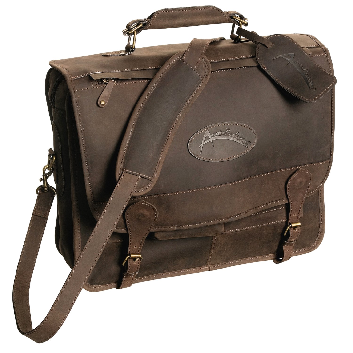 Australian Bag Outfitters Cobber Messenger Bag - Leather 1105C - Save 39%