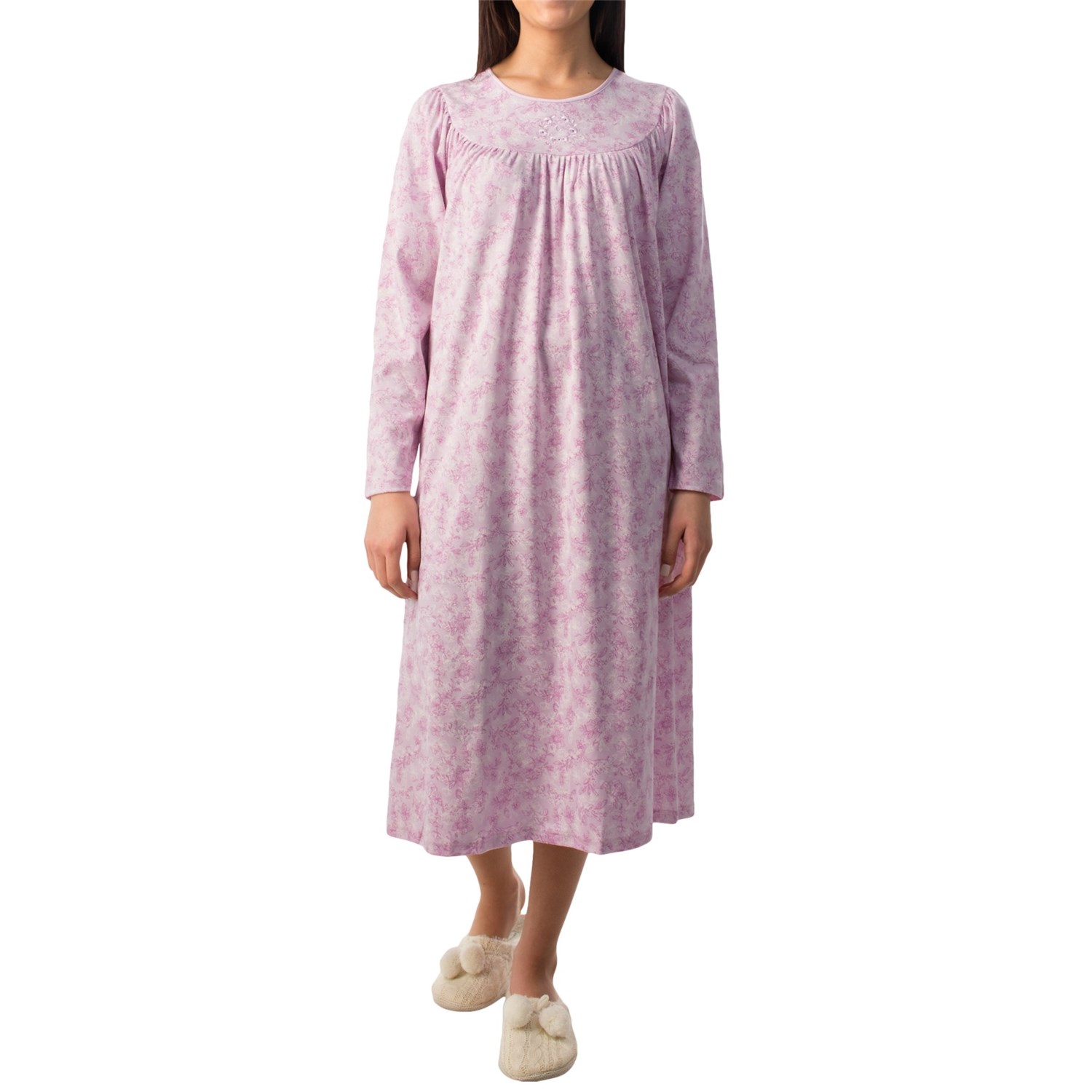 calida long sleeve nightgown