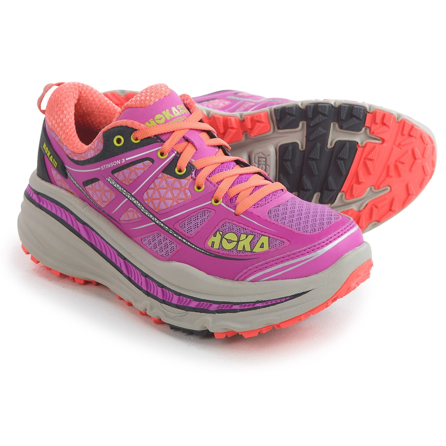 Hoka One One Stinson 3 ATR Trail Running Shoes (For Women