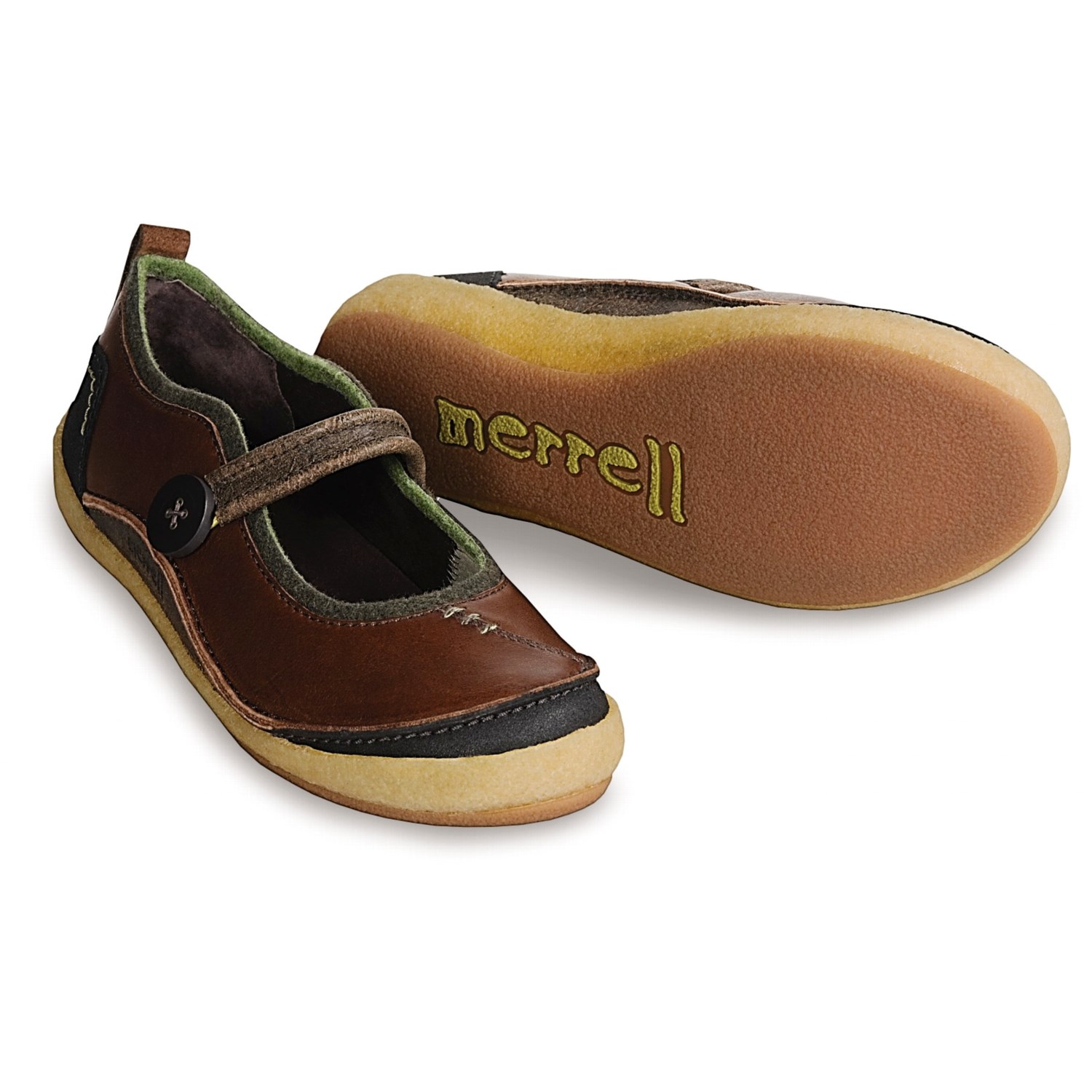 merrell leather flats