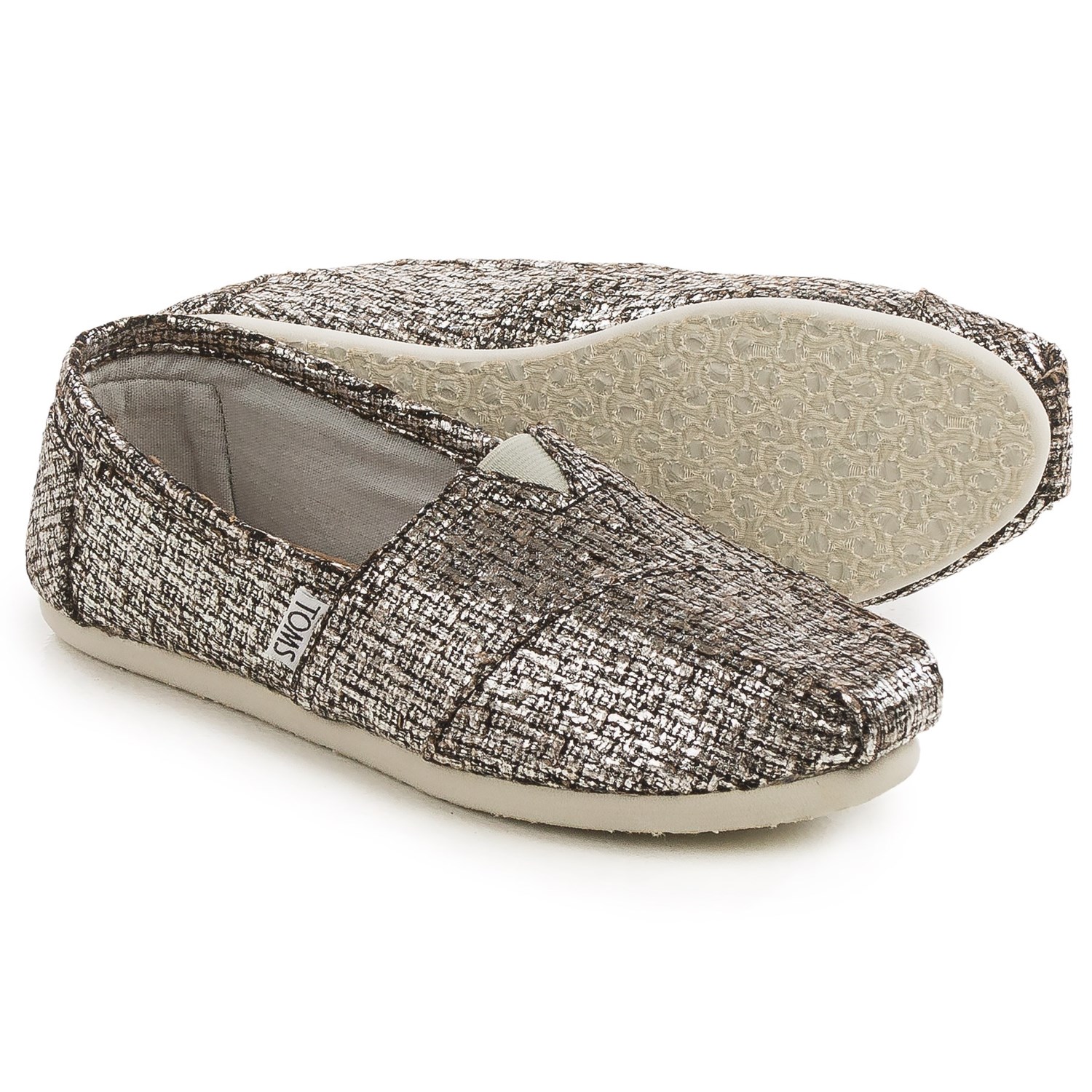 TOMS Classic Multi Glitter Espadrilles (For Women) 145CF