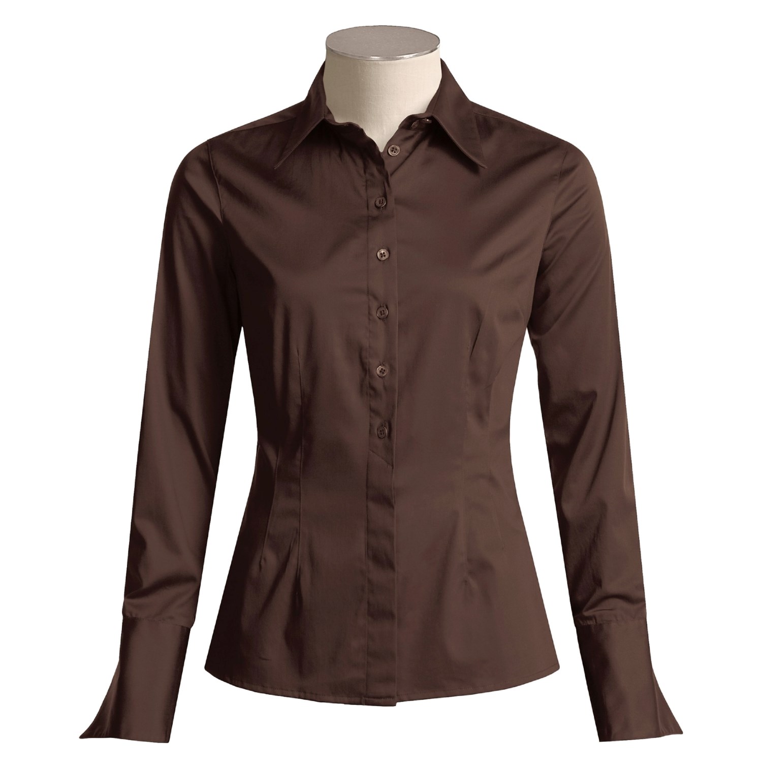 flared long sleeve shirt