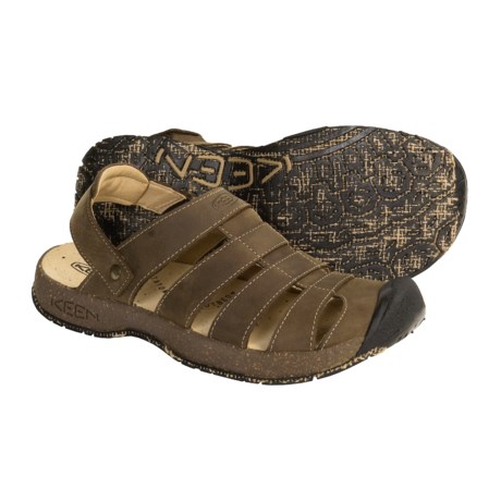 Manly sandals that cover ugly toes! - Keen Baja Leather Sandals (For ...