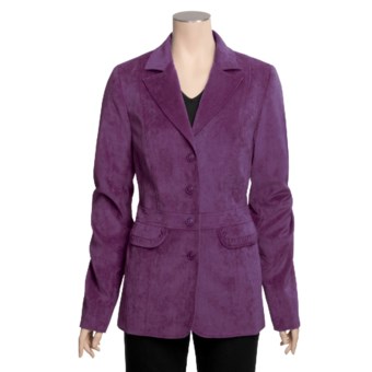 Tall Girl Dressy Velveteen Jacket (For Tall Women)