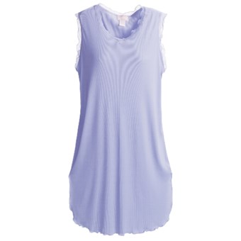 Paddi Murphy Softies Nightgown - Georgette Trim, Sleeveless (For Women)