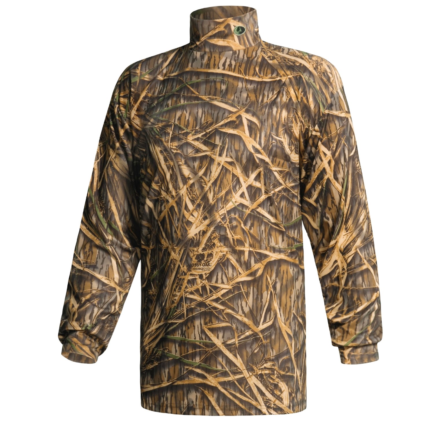 mossy oak mock turtleneck
