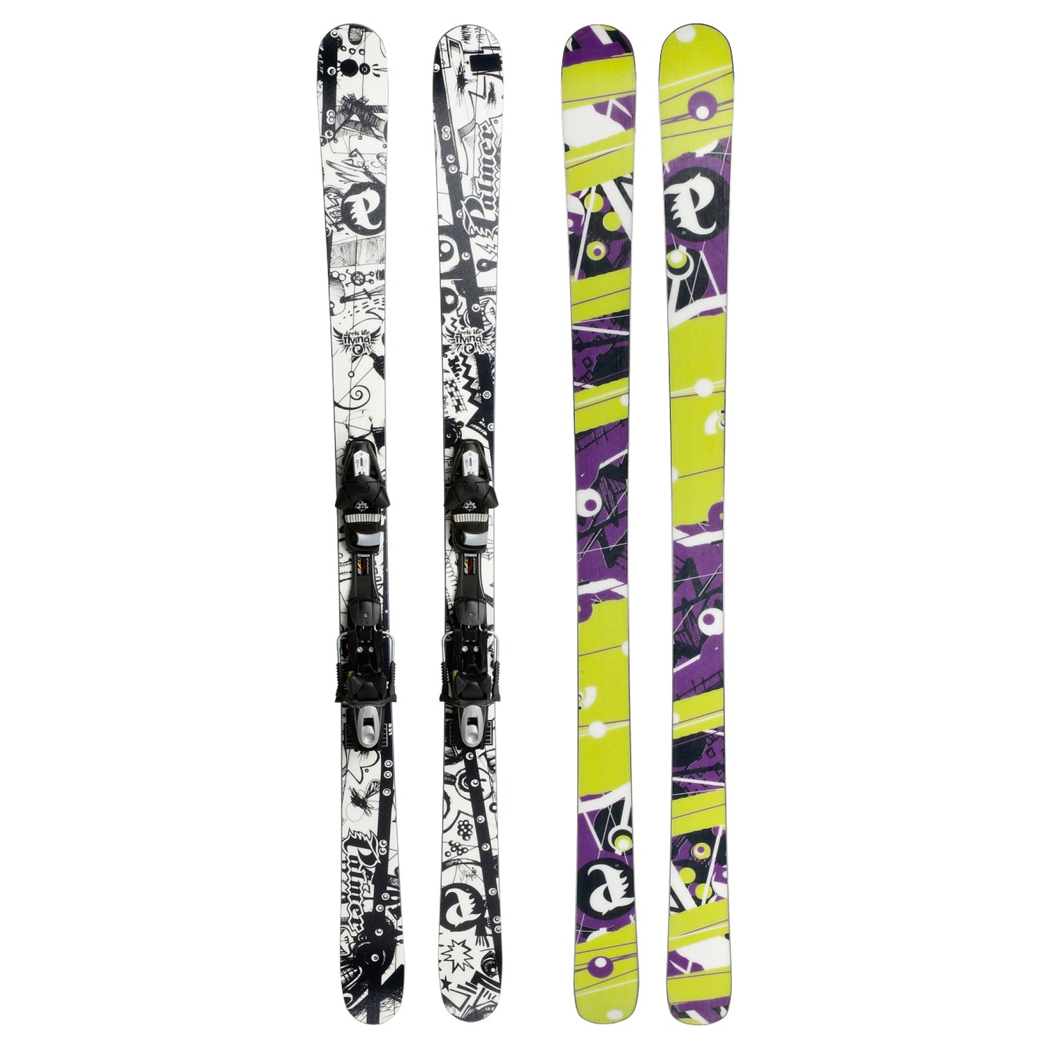 Palmer P03 Park TwinTip Skis with Tyrolia SP120 Sympro Bindings 2875K