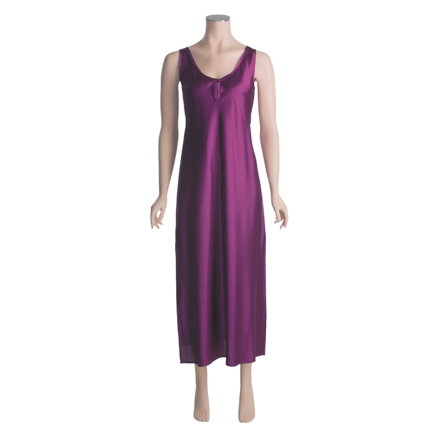 front button night gown