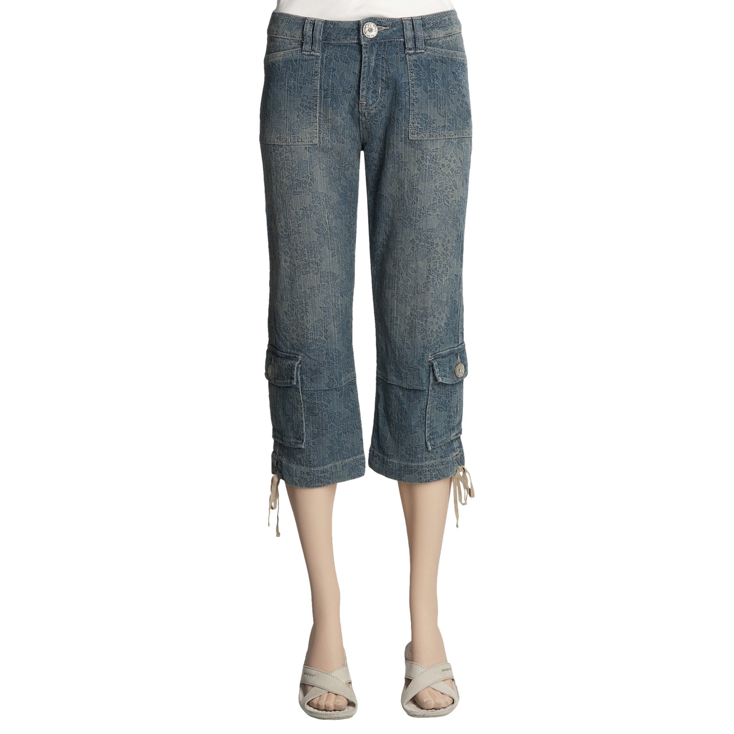 cargo denim jeans women's