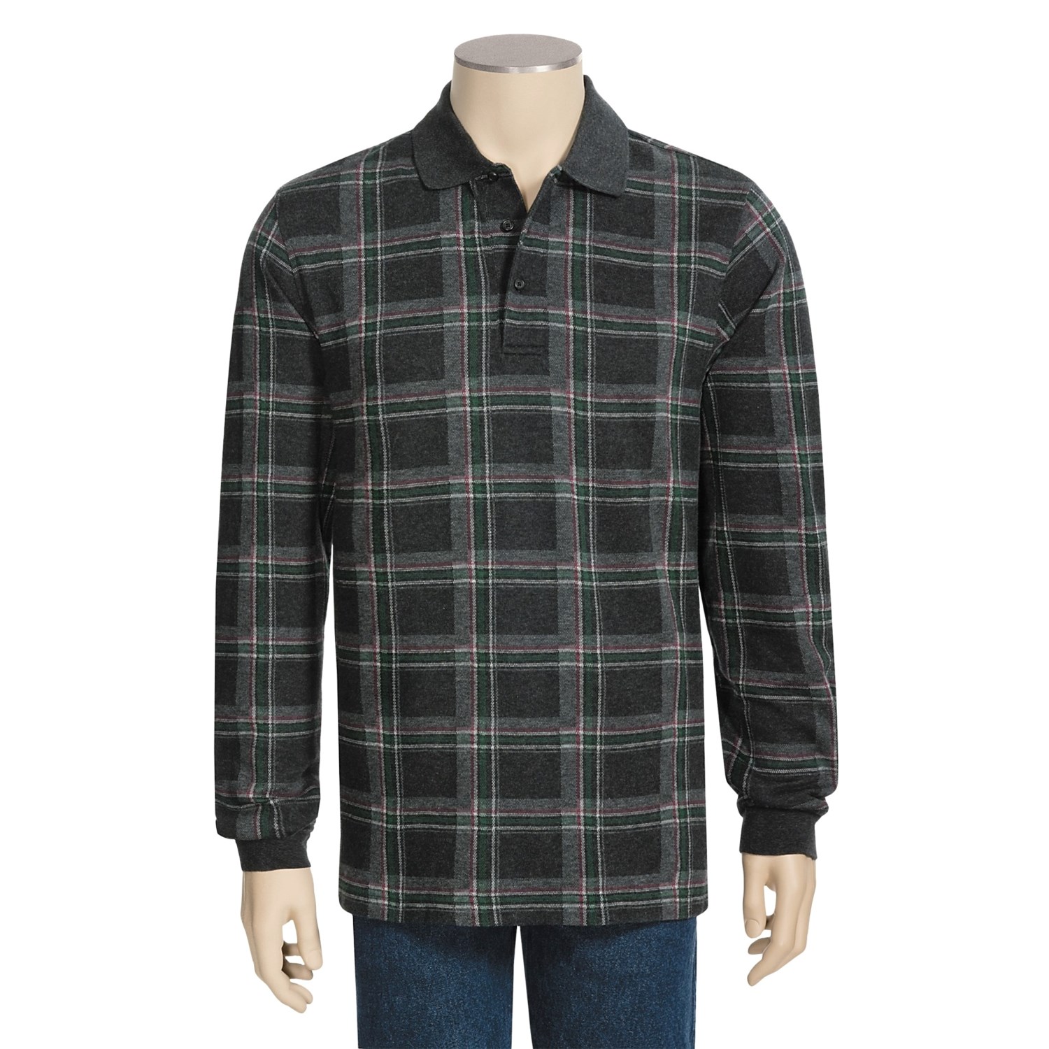 Plaid Polo Shirt (For Men) 3131Y Save 55