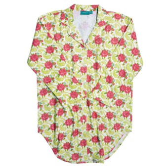 Needham Lane Cotton Flannel Nightshirt - Long Sleeve (For Women)