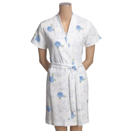 Fantastic summer robe - Review of Diamond Tea Waffle Knit Wrap Robe