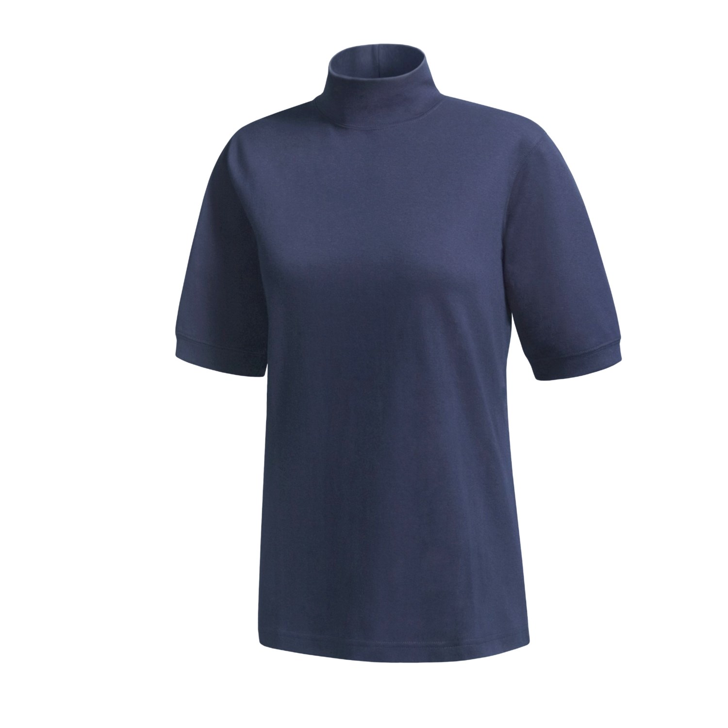 mock turtleneck short sleeve shirts