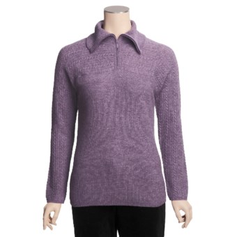 Woolrich Brookeville Lambswool Sweater - Zip Neck (For Women)