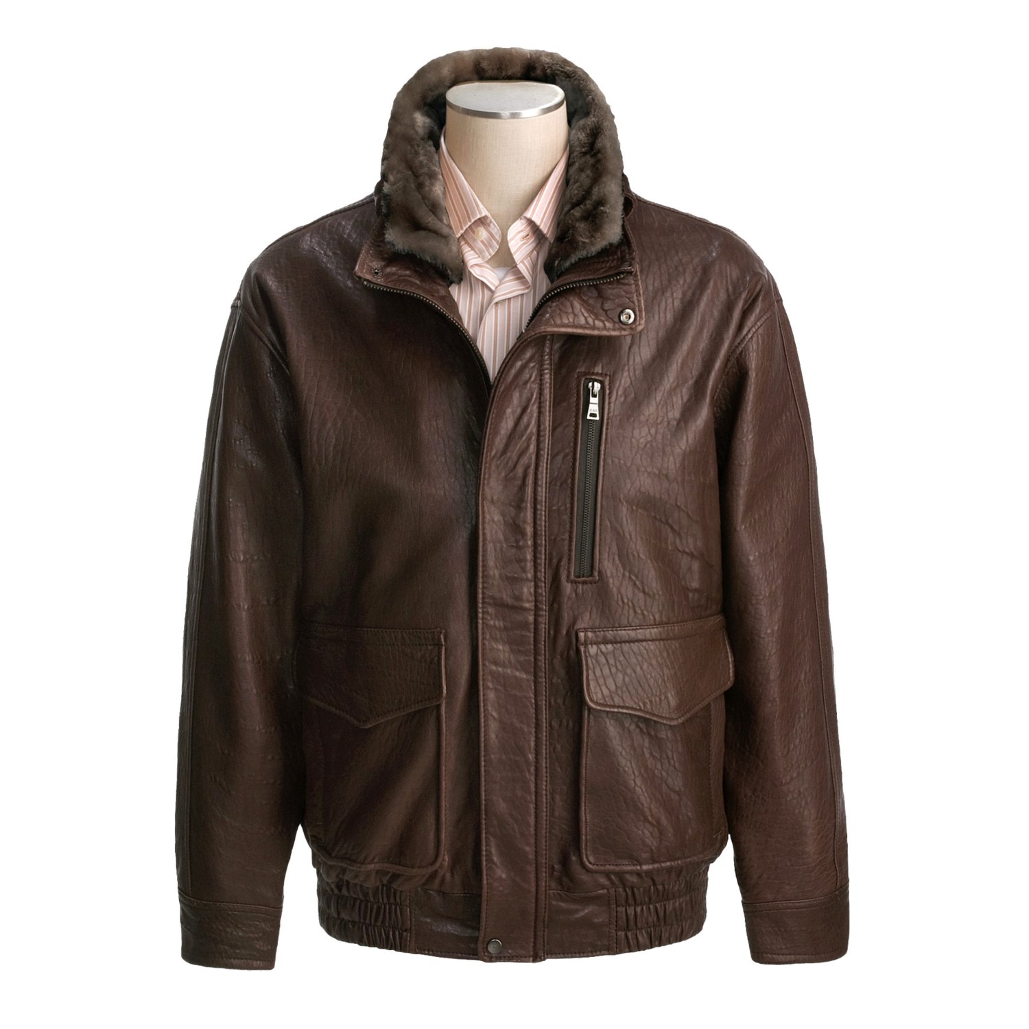 Submit Your Own Image · Weatherproof Egyptian Lambskin Bomber Jacket