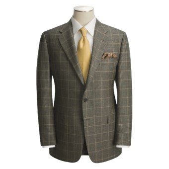 Hickey Freeman Windowpane Sport Coat - Silk-Wool (For Men)