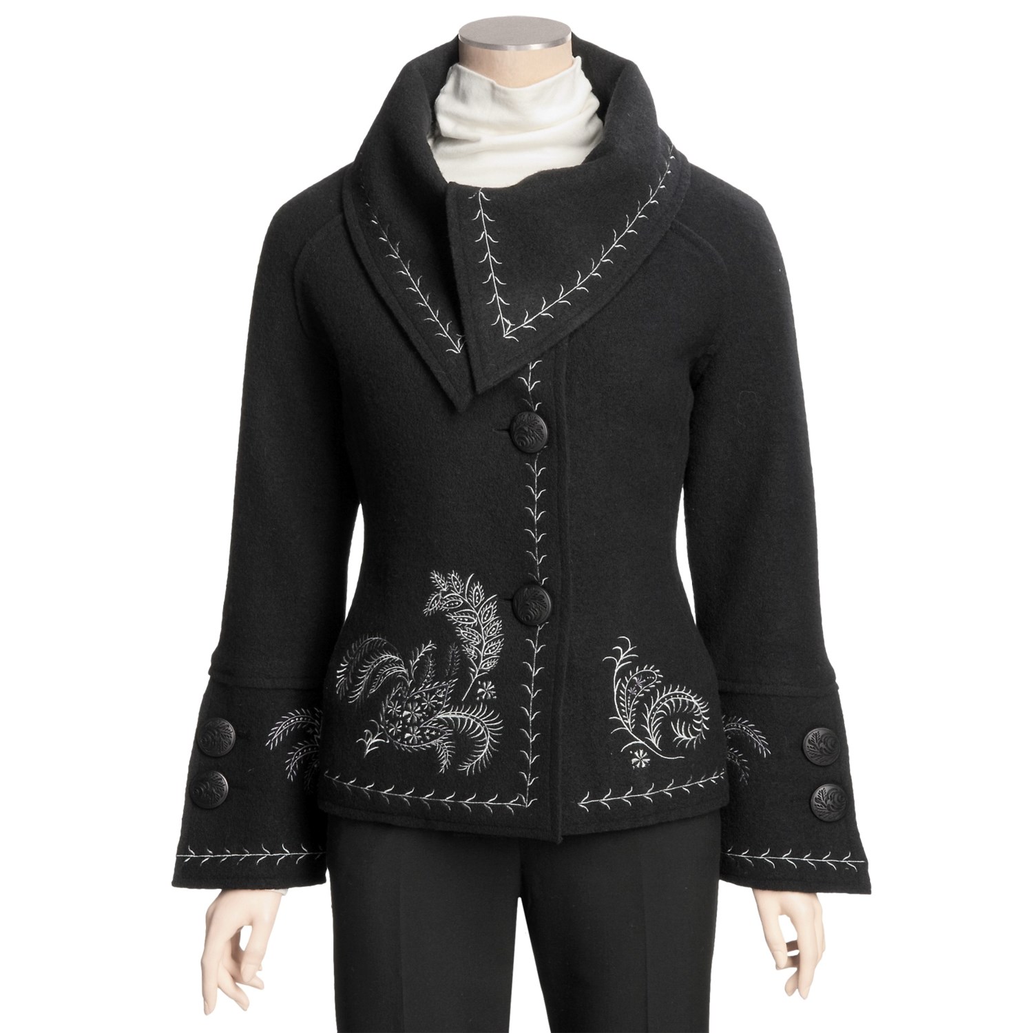45+ Wool Embroidered Jacket