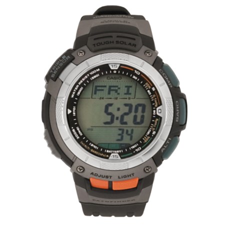 casio tough solar triple sensor pathfinder watch