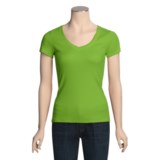 Arianne Pima Cotton Rib-Knit Shirt - Short Sleeve (For Women)