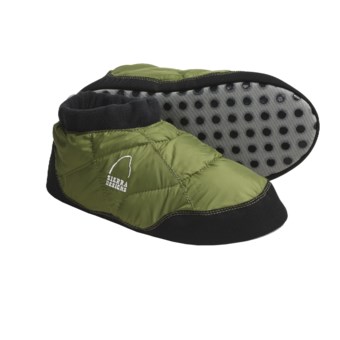 Sierra Designs Quilted Pattern Down Moccasins - 700 Fill Power (For Men)
