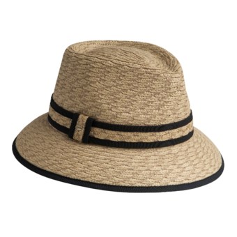 Betmar Fedora Hat - UPF 50+, Scalloped Braid (For Women)