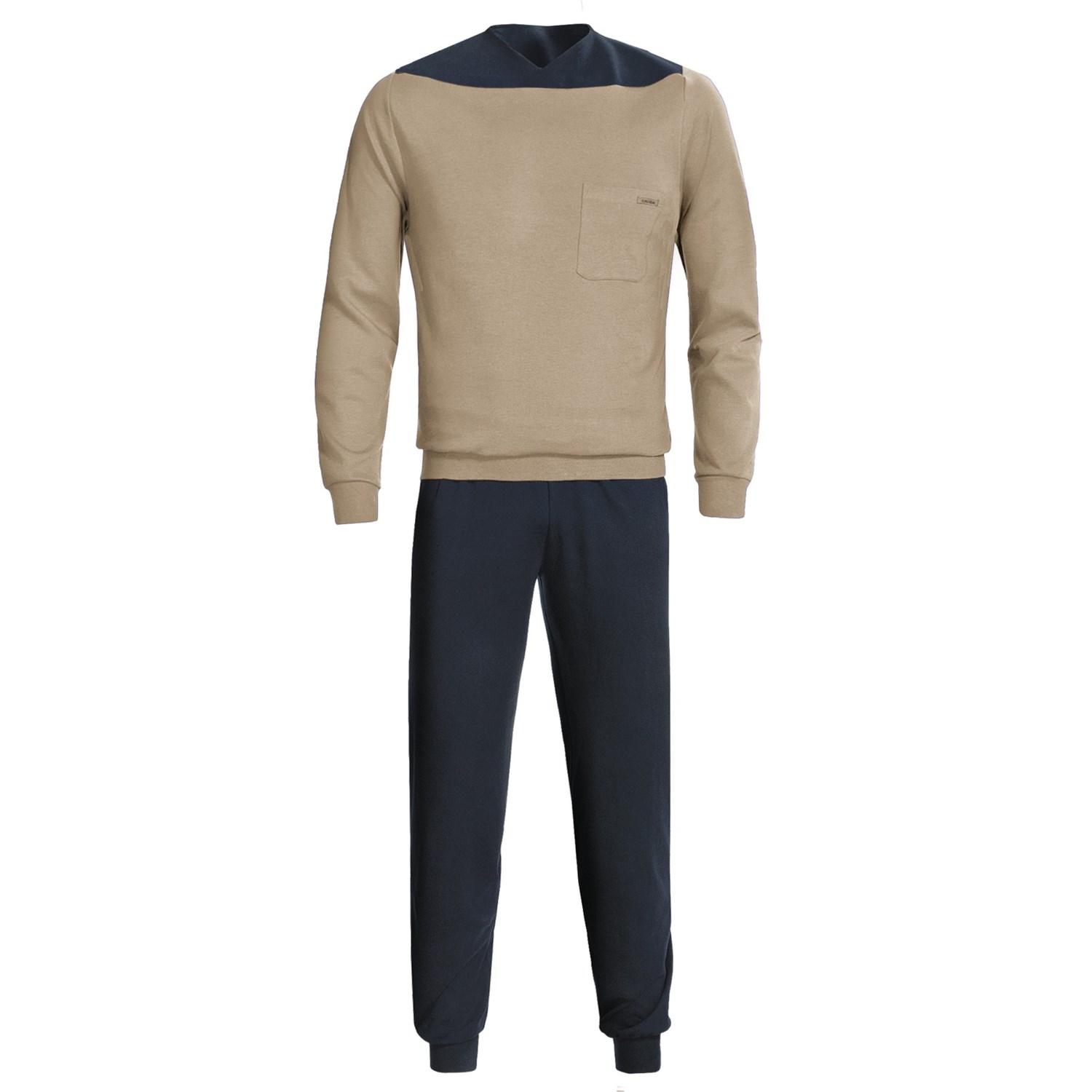 Calida Relax Cuffed Pajamas (For Men) 4401W Save 54