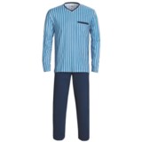 Calida Off Shore Pajamas - V-Neck, Long Sleeve (For Men)
