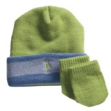 SmartWool Cuffed Beanie Hat and Mitten Set - Merino Wool (For Infants)