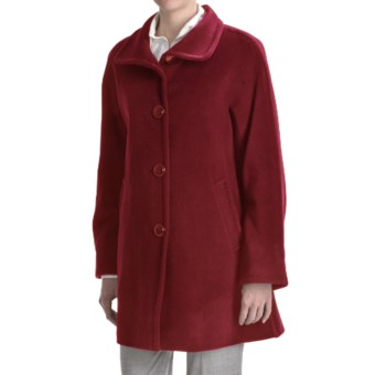 Ellen Tracy Outerwear Classic Kimono - Wool-Angora (For Plus Size Women)