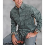 Roper Scratched Fleur-De-Lis Print Shirt - Long Sleeve (For Men)
