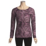 Sno Skins Pleated Stripes Shirt - Long Sleeve (For Women)