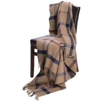 Johnstons of Elgin Recycled Wool Blend Throw Blanket