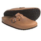 Birkenstock Boston Clogs - Leather, Braided Strap (For Men and Women)